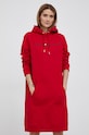 Šaty Tommy Hilfiger WW0WW30061.PPYY červená