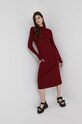 HUGO Sukienka 50469609 50469609 bordowy SS22
