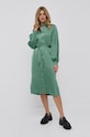 Samsoe Samsoe Sukienka F21400139 zielony SS22