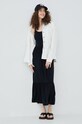 Pieces sukienka 17120460.Black czarny SS22