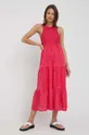Φόρεμα Desigual ροζ
