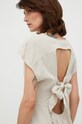 Платье с примесью шелка Vero Moda 10260353.SilverLini бежевый