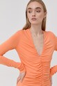 Patrizia Pepe Sukienka 8A0953.J013 pomarańczowy