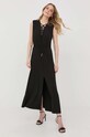 Haljina Patrizia Pepe 2A2417.J013 crna SS22