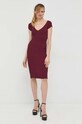 Φόρεμα Guess W2RK46.Z2UK0 μπορντό AW22