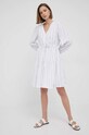 Y.A.S rochie din bumbac 26026359.StarWhite alb SS22