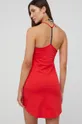 Βαμβακερό φόρεμα Guess κόκκινο