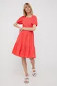 Βαμβακερό φόρεμα Y.A.S κόκκινο