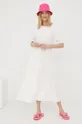 Pamučna haljina JDY bijela