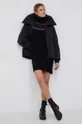 Μάλλινο φόρεμα Lauren Ralph Lauren μαύρο