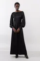črna Obleka Ivy Oak Ženski