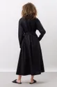 čierna Bavlnené šaty Ivy & Oak