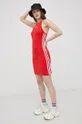 adidas Originals Sukienka HC2037 czerwony