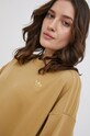 adidas Originals Sukienka bawełniana Trefoil Moments HE4739 beżowy HE4739