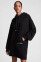 AllSaints Sukienka LILA HOODY DRESS 100 % Bawełna