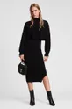 czarny AllSaints sukienka i sweter MARGOT DRESS Damski
