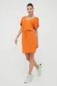 Emporio Armani Underwear sukienka 262720.2R315 pomarańczowy