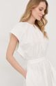 biały Twinset sukienka bawełniana