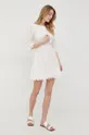 Twinset sukienka bawełniana biały