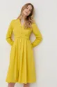 żółty Twinset sukienka Damski