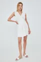 Vero Moda sukienka bawełniana biały