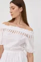 biały Liu Jo sukienka bawełniana