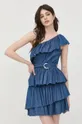 Φόρεμα τζιν Liu Jo σκούρο μπλε