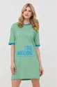 Bavlnené šaty Love Moschino zelená