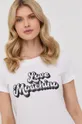 bílá Bavlněné šaty Love Moschino