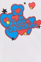 Love Moschino rochie din bumbac W.5.C28.03.M.3876 alb
