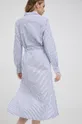 Φόρεμα από λινό μείγμα Pepe Jeans Meriut  55% Βαμβάκι, 45% Λινάρι
