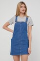 Pepe Jeans sukienka jeansowa Vesta bawełna granatowy PL953070.000