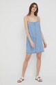 Džínové šaty Pepe Jeans Sunny PL953068.000 modrá SS22