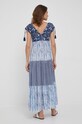 Pepe Jeans sukienka bawełniana MARIELLE PL953035.0AA niebieski SS22