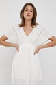 Bavlněné šaty Pepe Jeans Kaia PL953049.803 bílá SS22