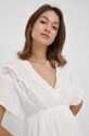 Pepe Jeans sukienka bawełniana KAIA biały PL953049.803