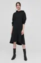 Karl Lagerfeld sukienka bawełniana 220W1354 czarny