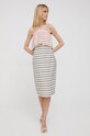 Sisley sukienka 44TGLV01B.902 beżowy SS22