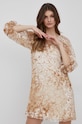 Sisley rochie 49O6LV00H.64L bej SS22