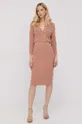 Φόρεμα Elisabetta Franchi ροζ