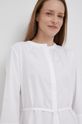 Dkny rochie din bumbac alb P2AB0M97