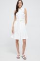 bílá Bavlněné šaty Polo Ralph Lauren Dámský