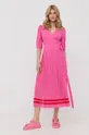 Φόρεμα HUGO ροζ