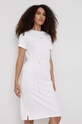 Одяг Бавовняна сукня Calvin Klein K20K203660.PPYY білий