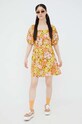 Billabong rochie C3DR29BIP2 galben SS22