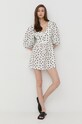 For Love & Lemons rochie CD2633.SP22 alb SS22