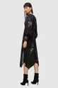 czarny AllSaints sukienka RENATA UME DRESS