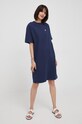 Deus Ex Machina rochie din bumbac DLF219062 bleumarin AW22