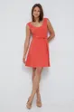 Lauren Ralph Lauren sukienka 250861682002 pomarańczowy