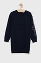 Tommy Hilfiger - Παιδικό φόρεμα απλικέ σκούρο μπλε KG0KG06344.PPYY